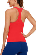 Butterluxe Workout Tank Top Built-In Bra - Comfortable Support