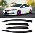 Window Rain Guards for 2012-2015 Honda Civic Sedan - Vent Visors