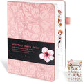 A5 Undated Weekly & Monthly Goal Planner - Hardcover PU Leather
