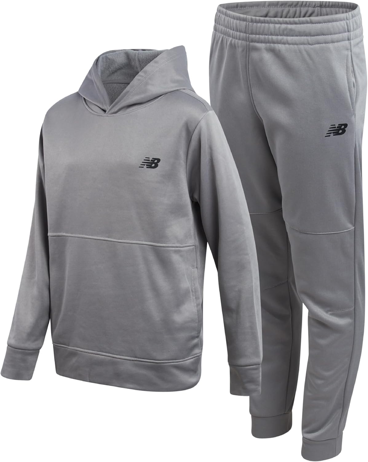 New Balance Boys Sweatsuit Set - Cozy Fleece Hoodie and Joggers