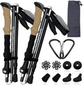 Collapsible Trekking Poles for Hiking & Camping - Compact, Lightweight
