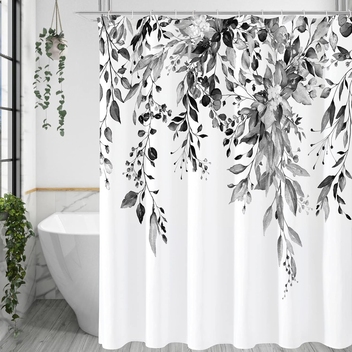 Designer Eucalyptus Shower Curtain Set