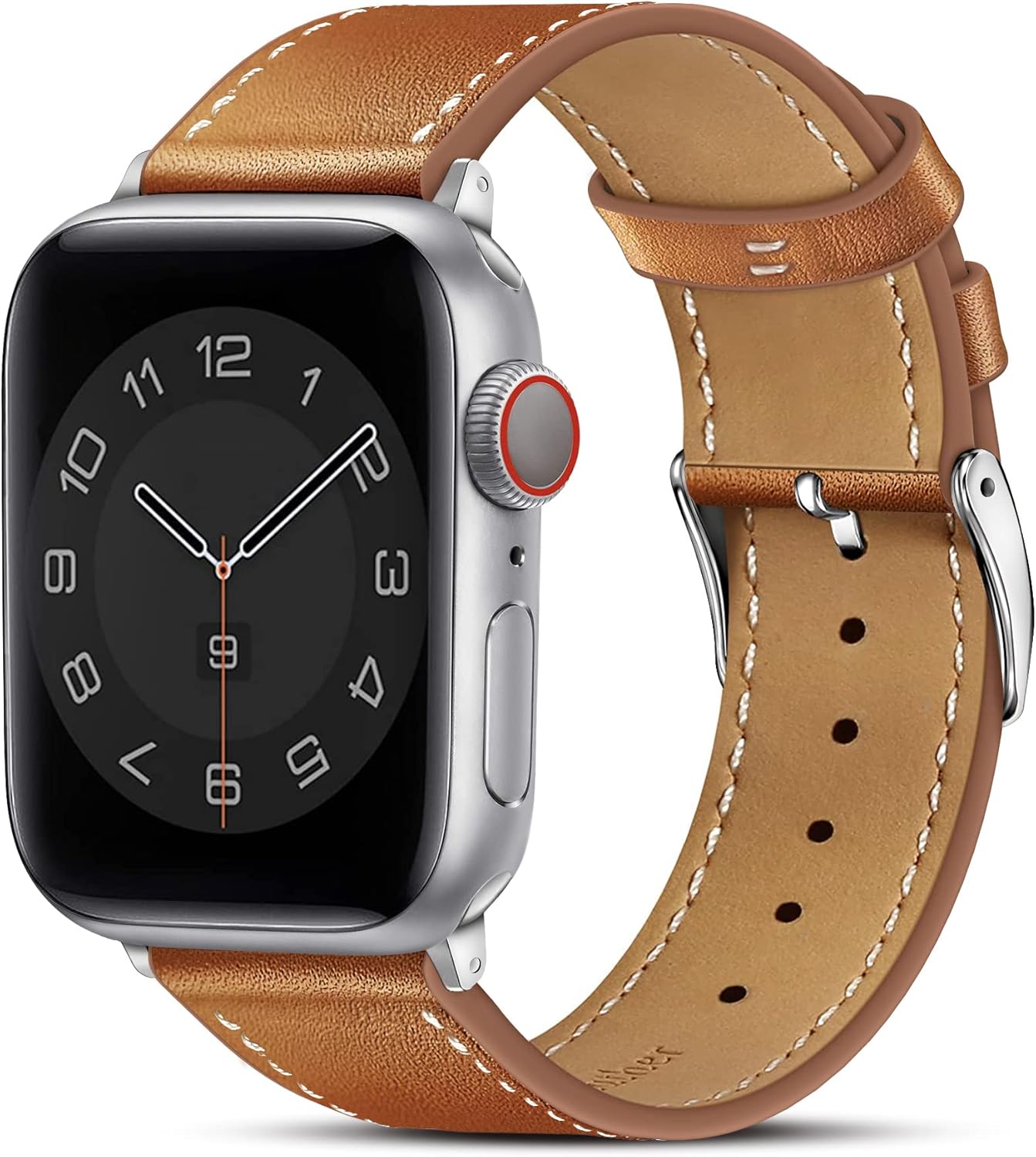 Stylish Genuine Leather Apple Watch Band by MARGE PLUS
