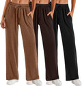Neer 3 Pack Women's Baggy Sweatpants with Pockets - Cozy Wide Leg come