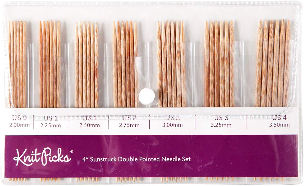 Knit Picks Double Pointed Wood Knitting Needle Set for All Projects