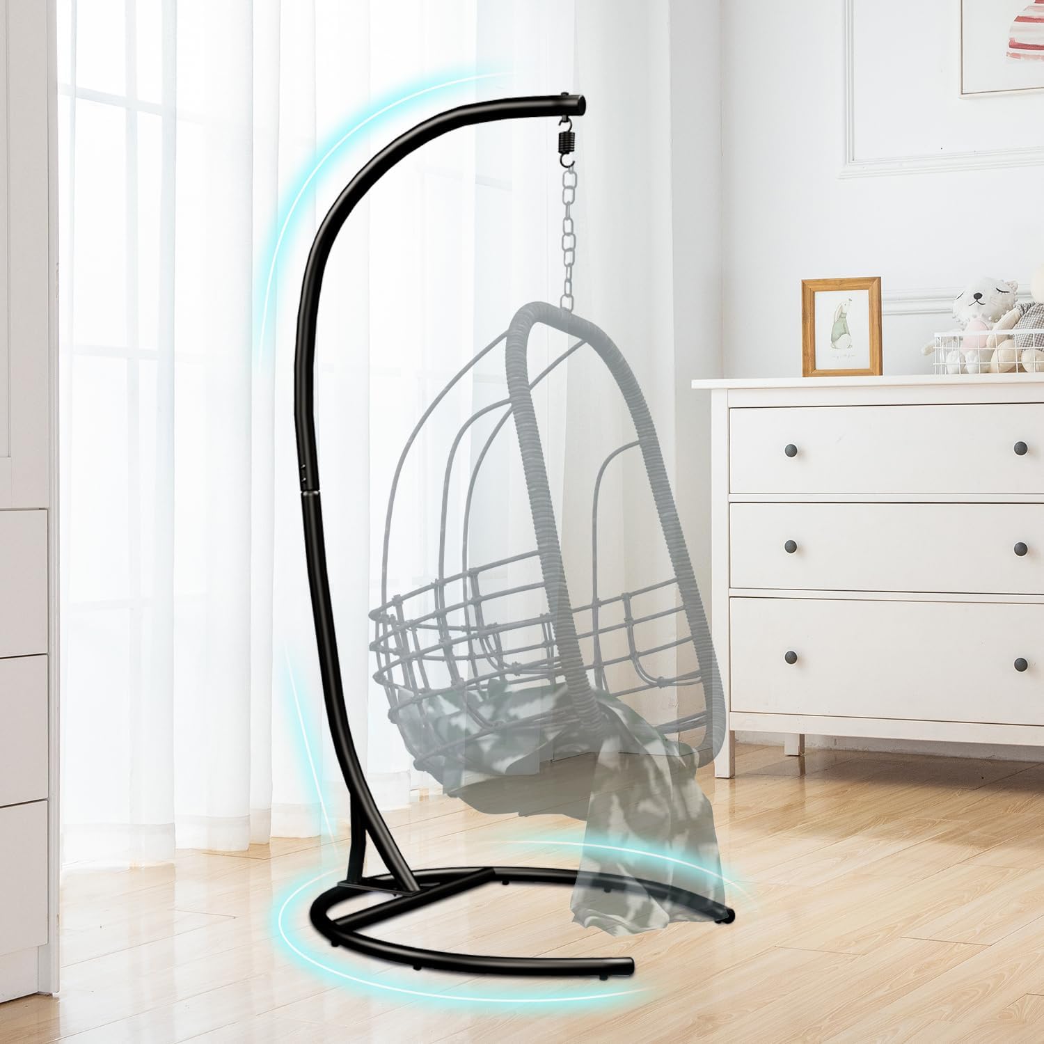 Hammock Stand Only for Hanging Chair Swing C Type Heavy Duty