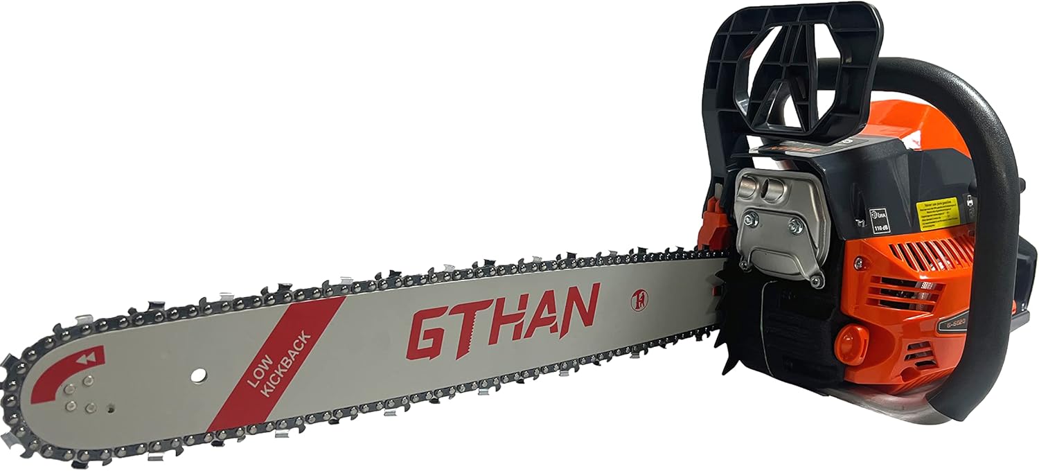 Powerful 60cc Gas Chainsaw for Professional Wood Cutting Tasks