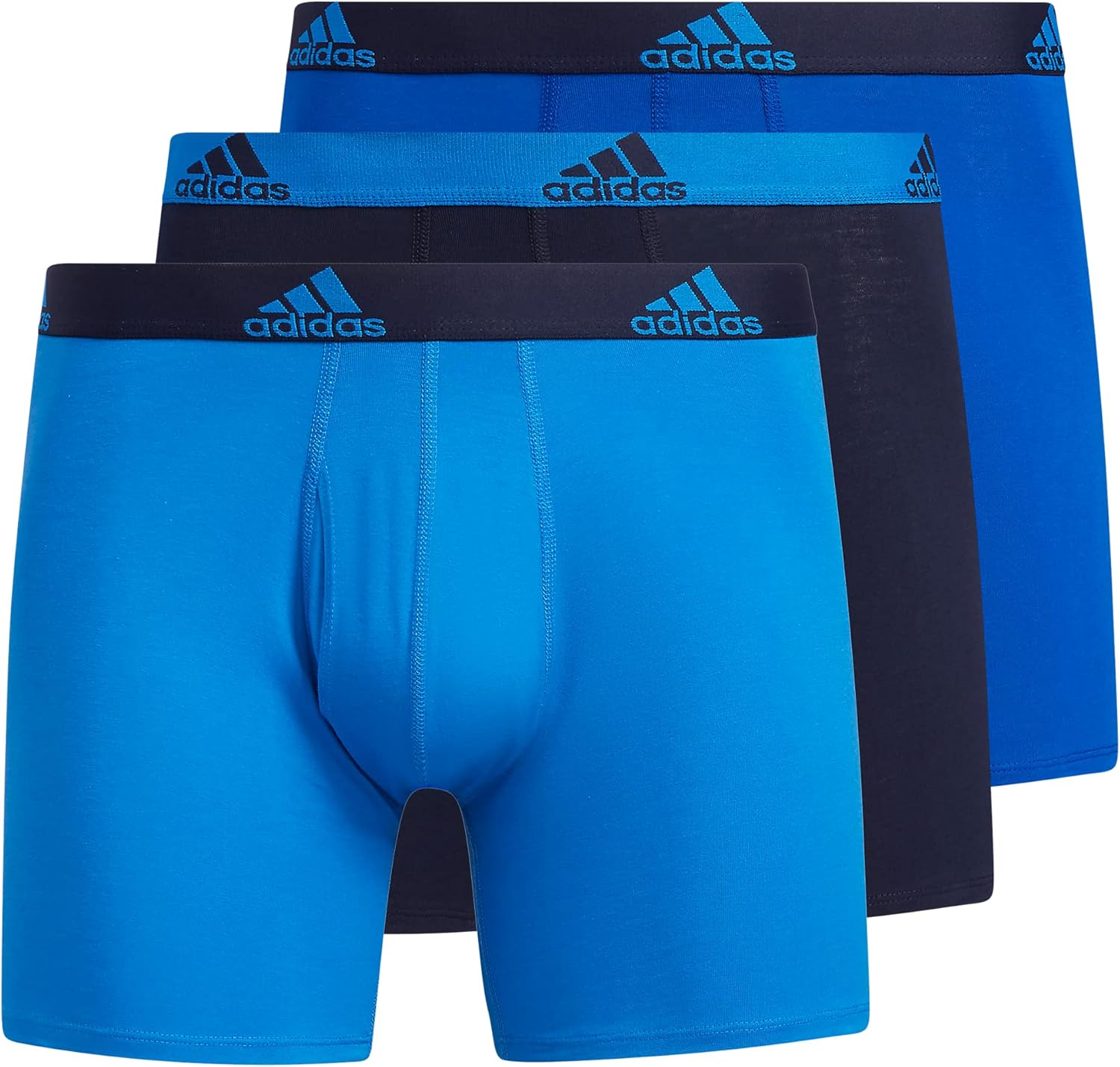 adidas Men's Performance Stretch Cotton Boxer Briefs 3-Pack Review