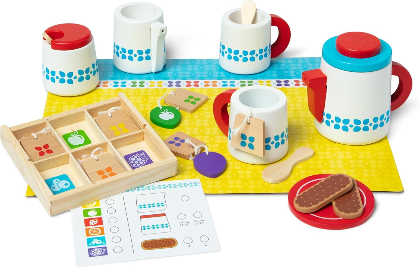 Melissa & Doug 20-Piece Steep and Serve Wooden Tea Set Review