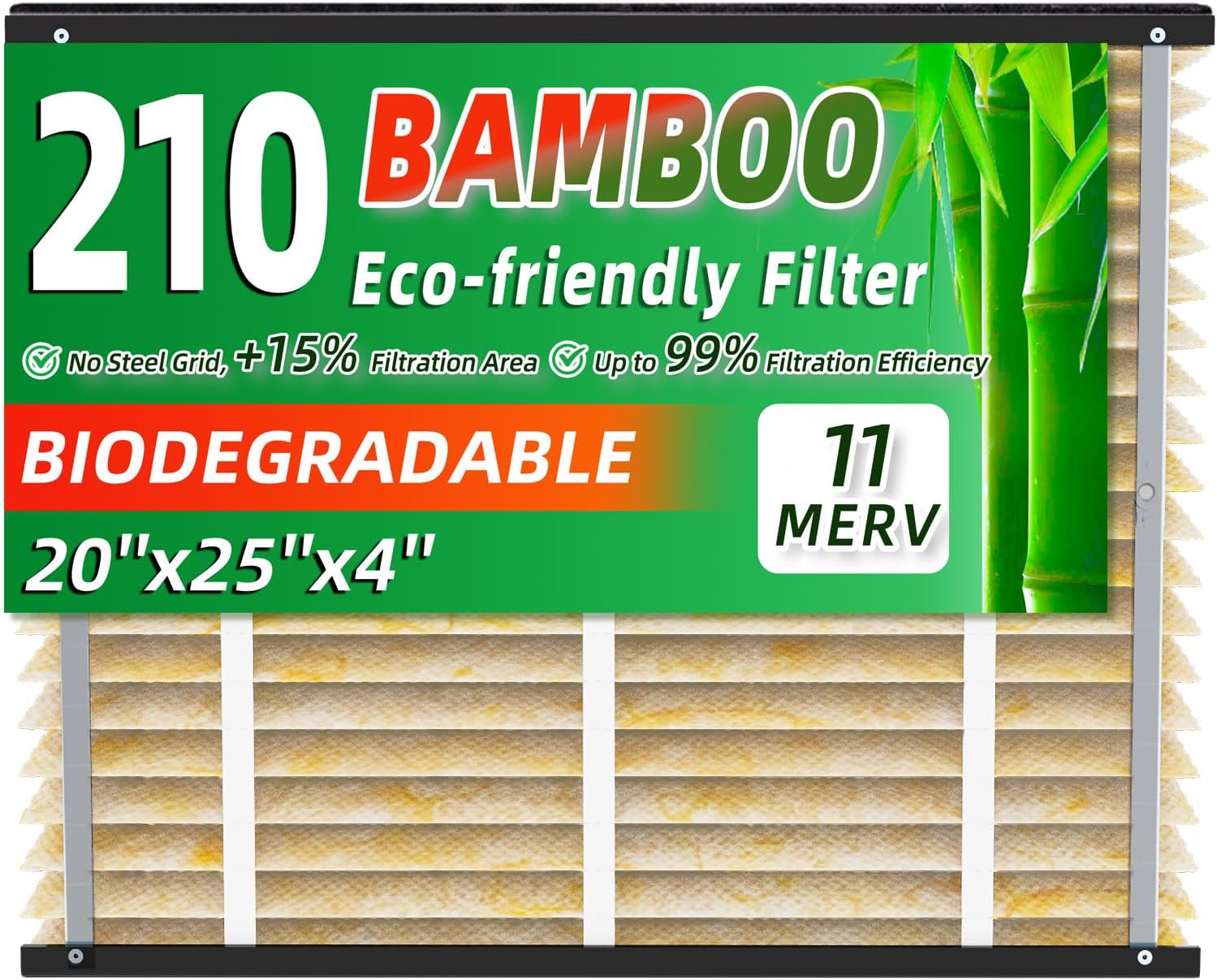 210 Bamboo Air Filter Replacement for AprilAire Models 1210, 1620