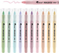 Bible Highlighters No Bleed Pack of 10 - Soft Wax Gel Pastel Set