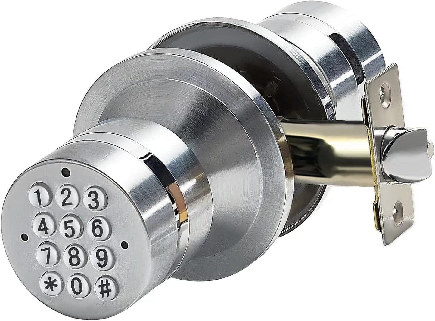 Keyless Electronic Entry Door Knob for Home and Office Use