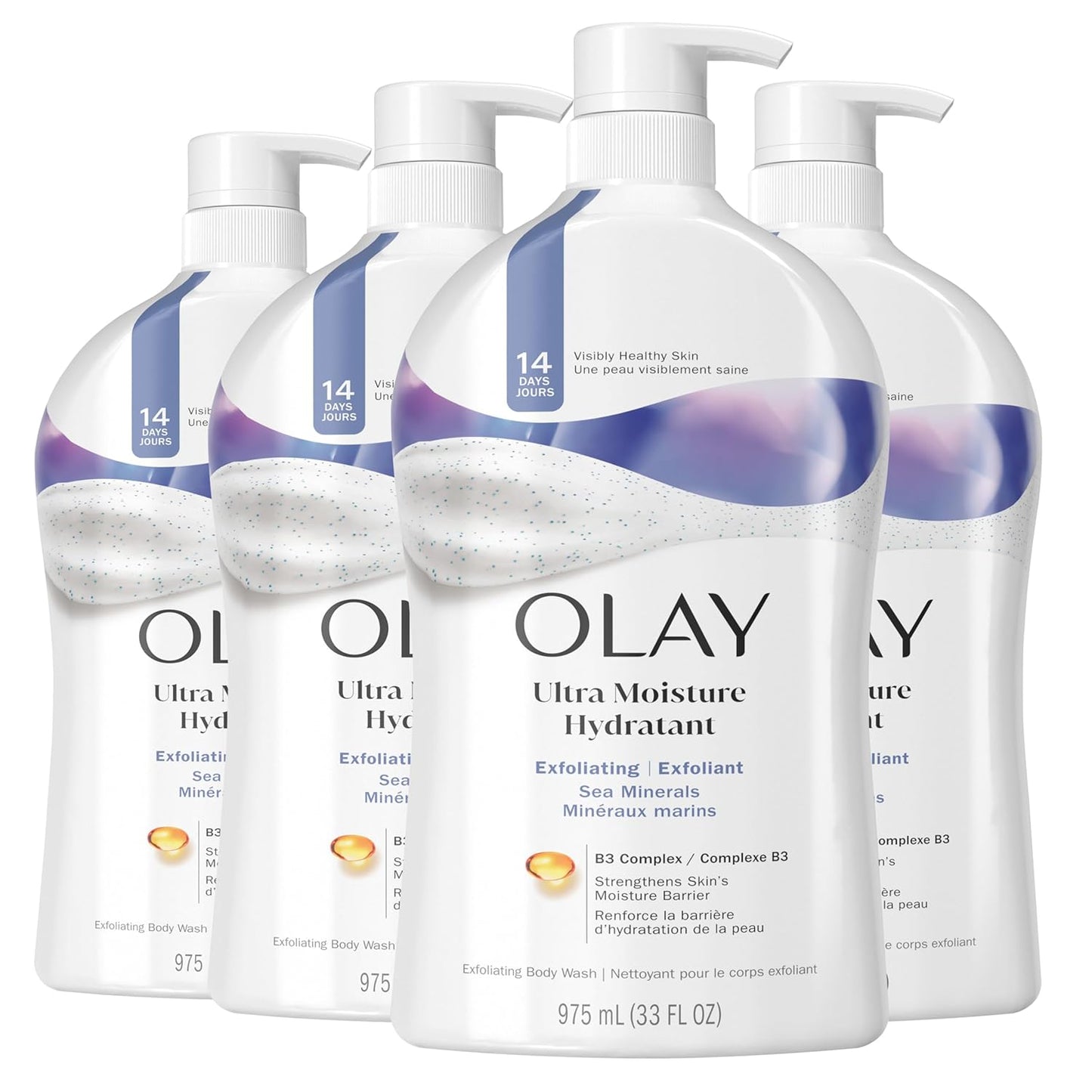 Olay Body Wash for Women, Ultra Moisture with Sea Minerals