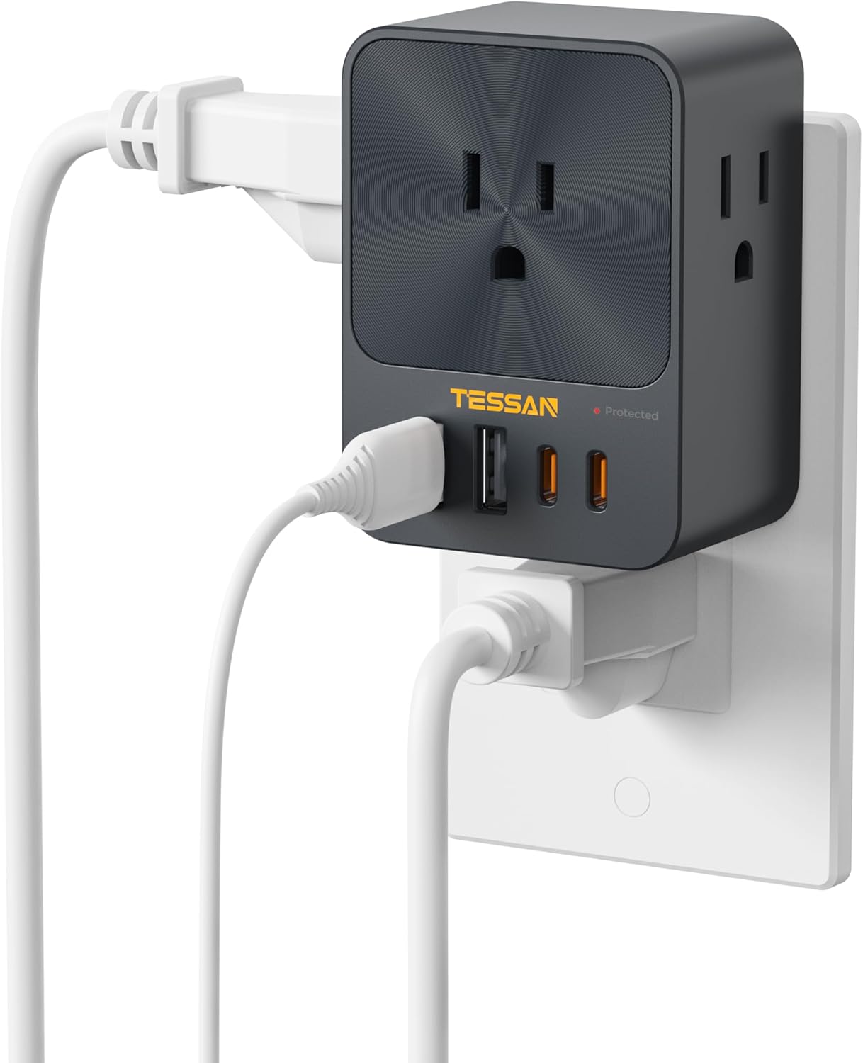 TESSAN 30W Wall Charger - Fast Charging Surge Protector