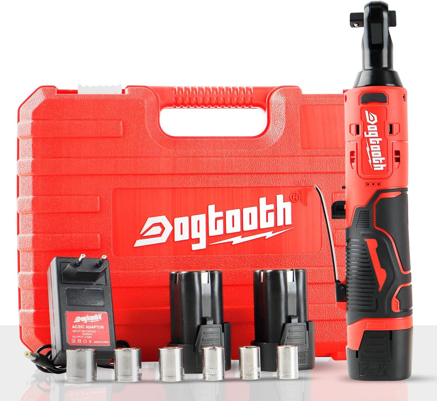 dogtooth Cordless Electric Ratchet Wrench Set for Easy Repairs