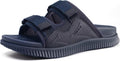 Mens Orthotic Sandals Sport Slides - Cushioned Arch Support