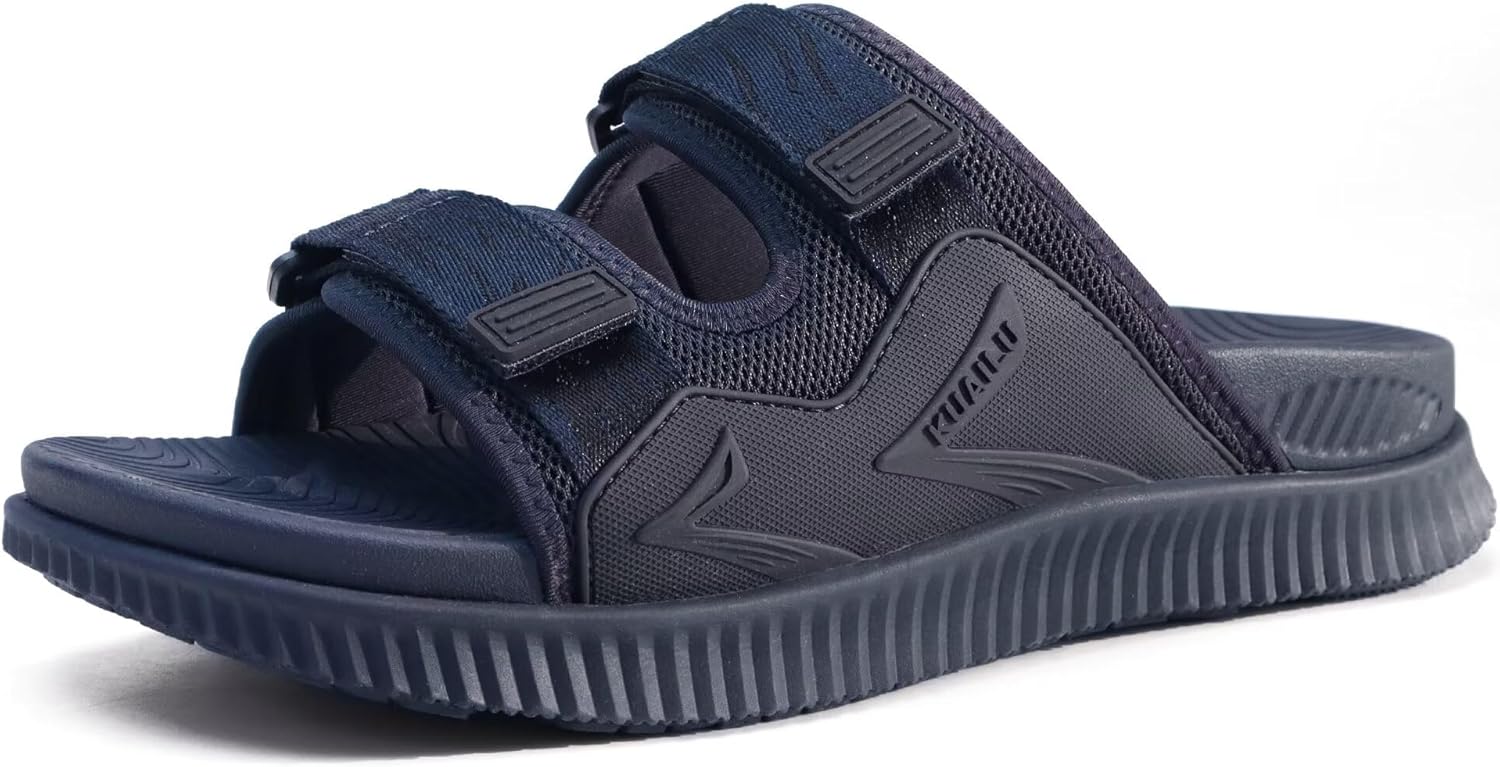 KuaiLu Mens Orthotic Sandals for Comfort and Supportive Walking