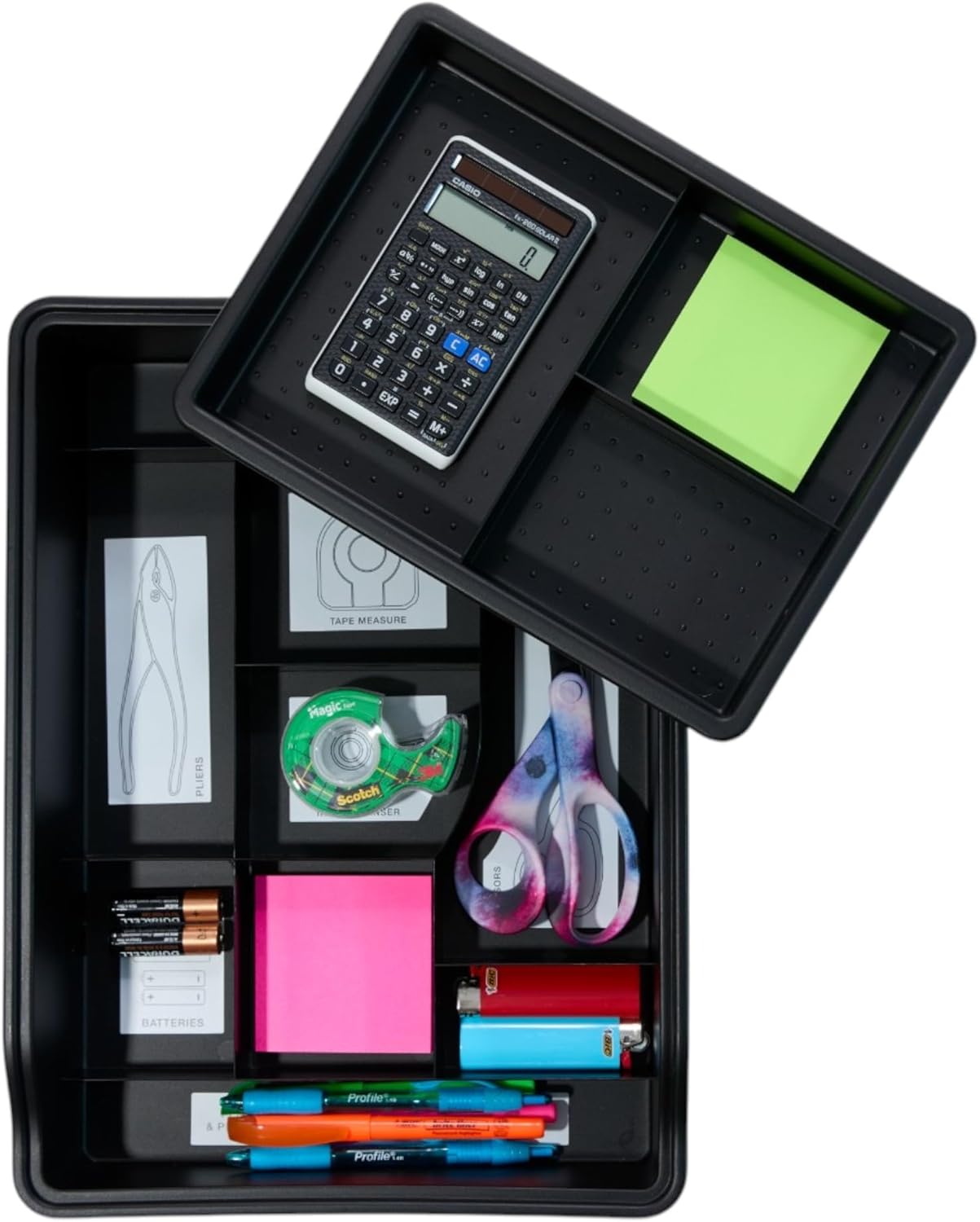 Madesmart 23-Compartment Organizer Tray - Declutter with Style!