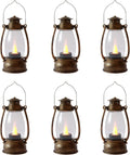Mini Lanterns 12-Pack LED Hanging Candle Lanterns - Flicker Warm Light
