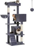 Cat Tree for Large Cats with Super Large Top Perch - 56.3 in Stable