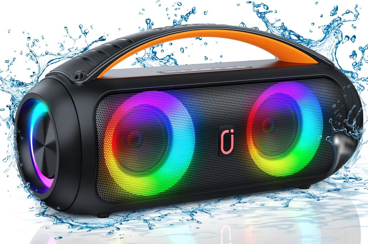 Waterproof Boombox Speaker with Deep Bass