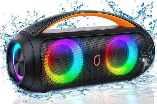 Waterproof Boombox Speaker with Deep Bass