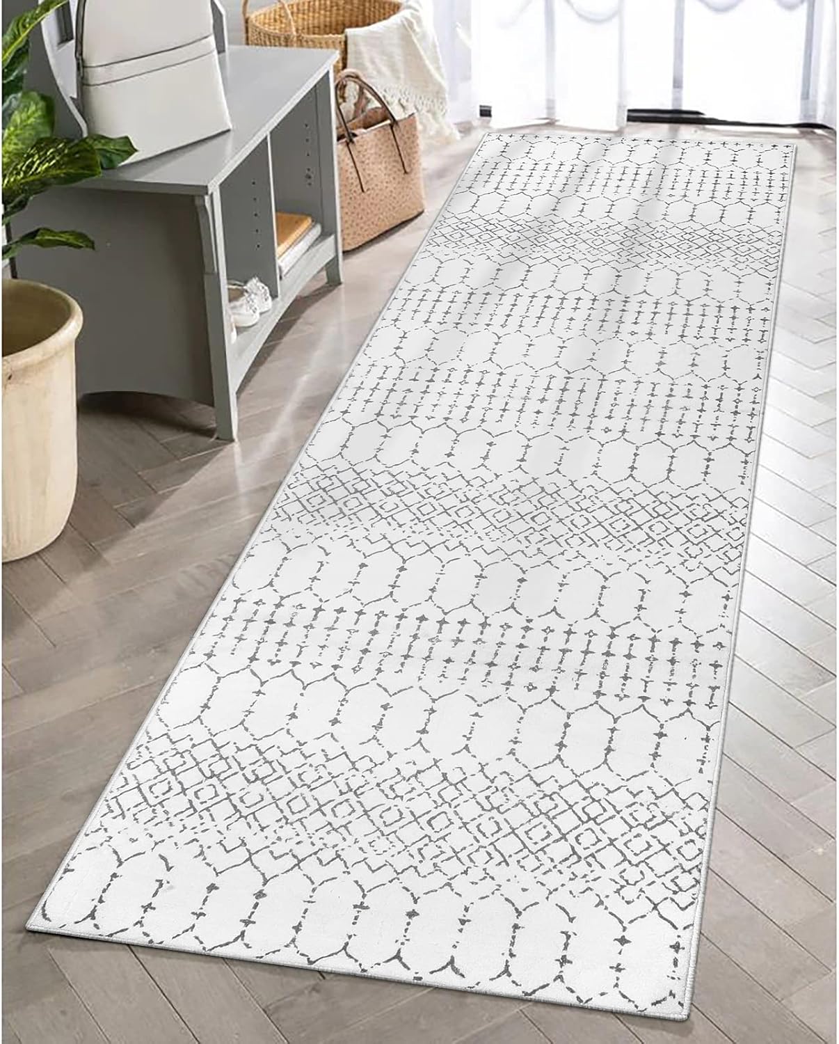 Lahome Moroccan Washable Runner Rug - Soft Non-Slip 2x6 Carpet
