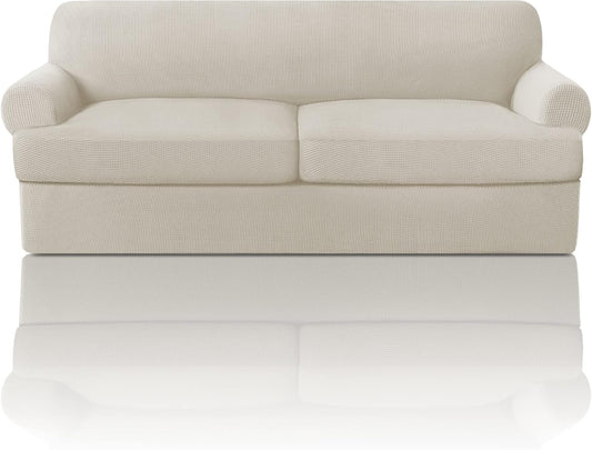 PrinceDeco T Cushion Sofa Slipcover for Stylish Home Decor