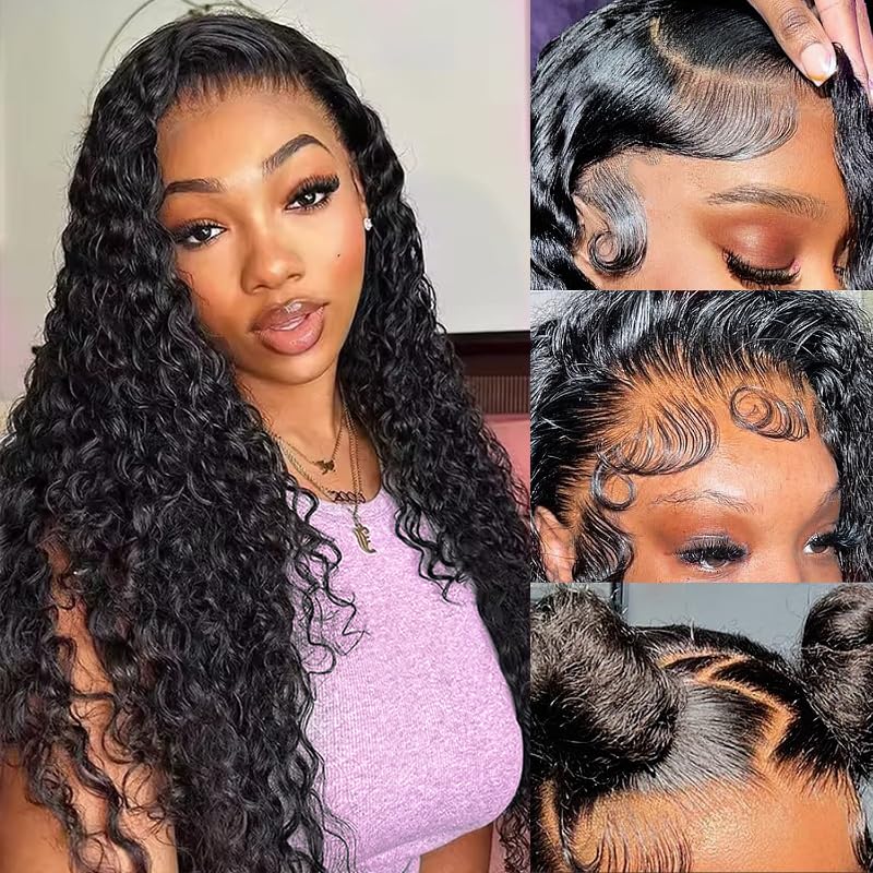 Deep Wave Lace Front Wigs Human Hair for Stunning Styles