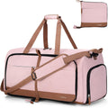 Foldable Travel Duffel Bag for Women 80L - Pink Large Weekend Bag