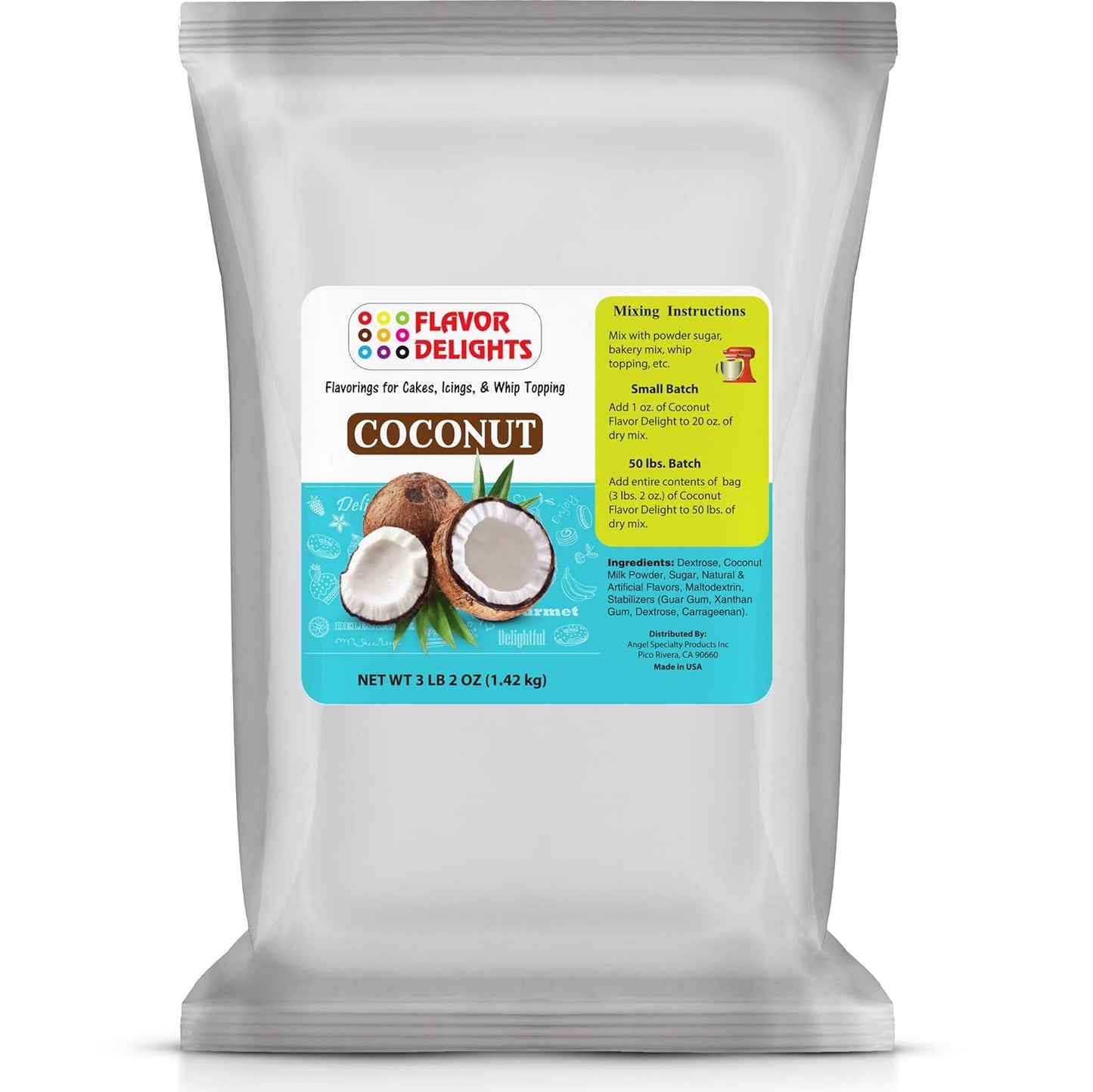 Flavor Delights Coconut Powder Mix for Baking Creations