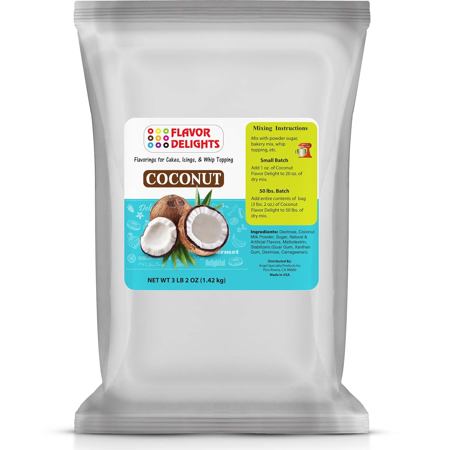 Flavor Delights Coconut Powder Mix for Baking Creations