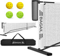 Portable Pickleball Net 22 ft Regulation Size - Easy Setup Driveway