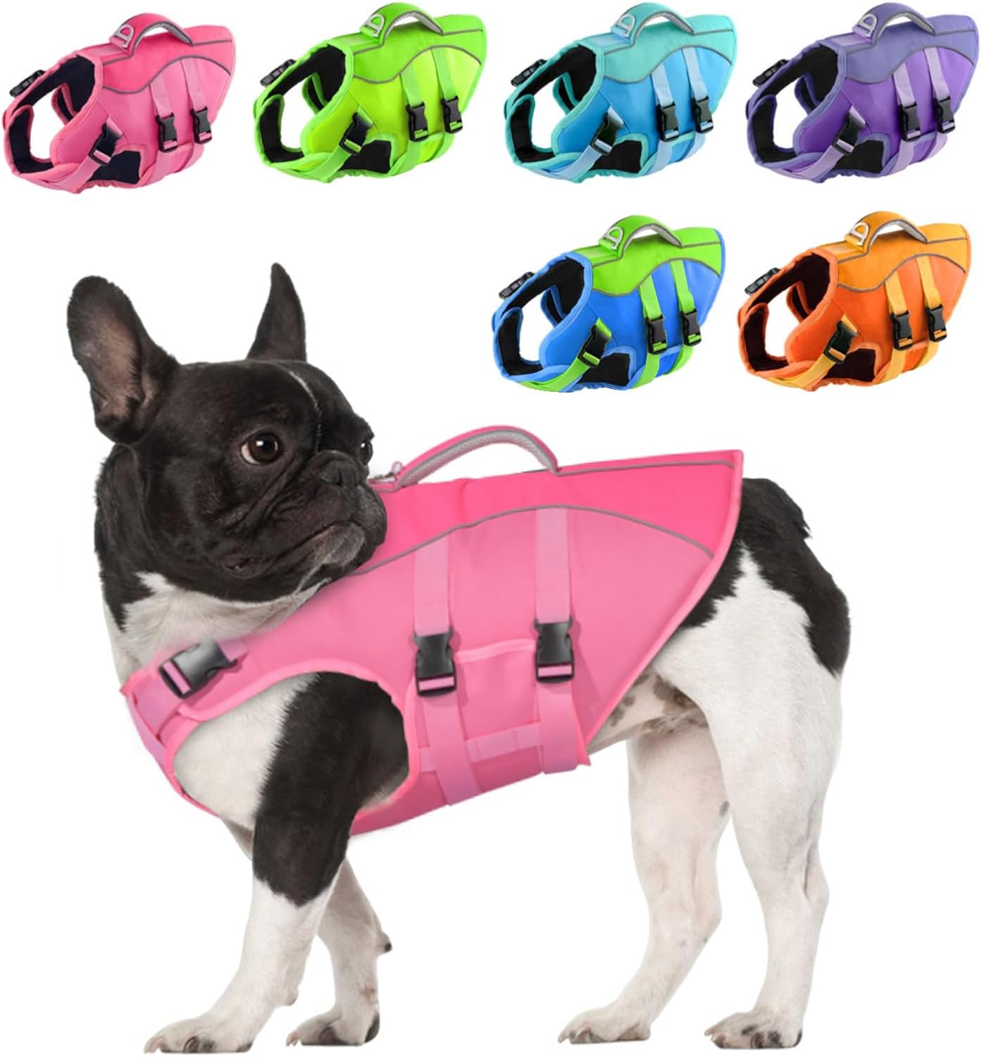 Dog Life Jacket Medium for Swimming and Boating Safety
