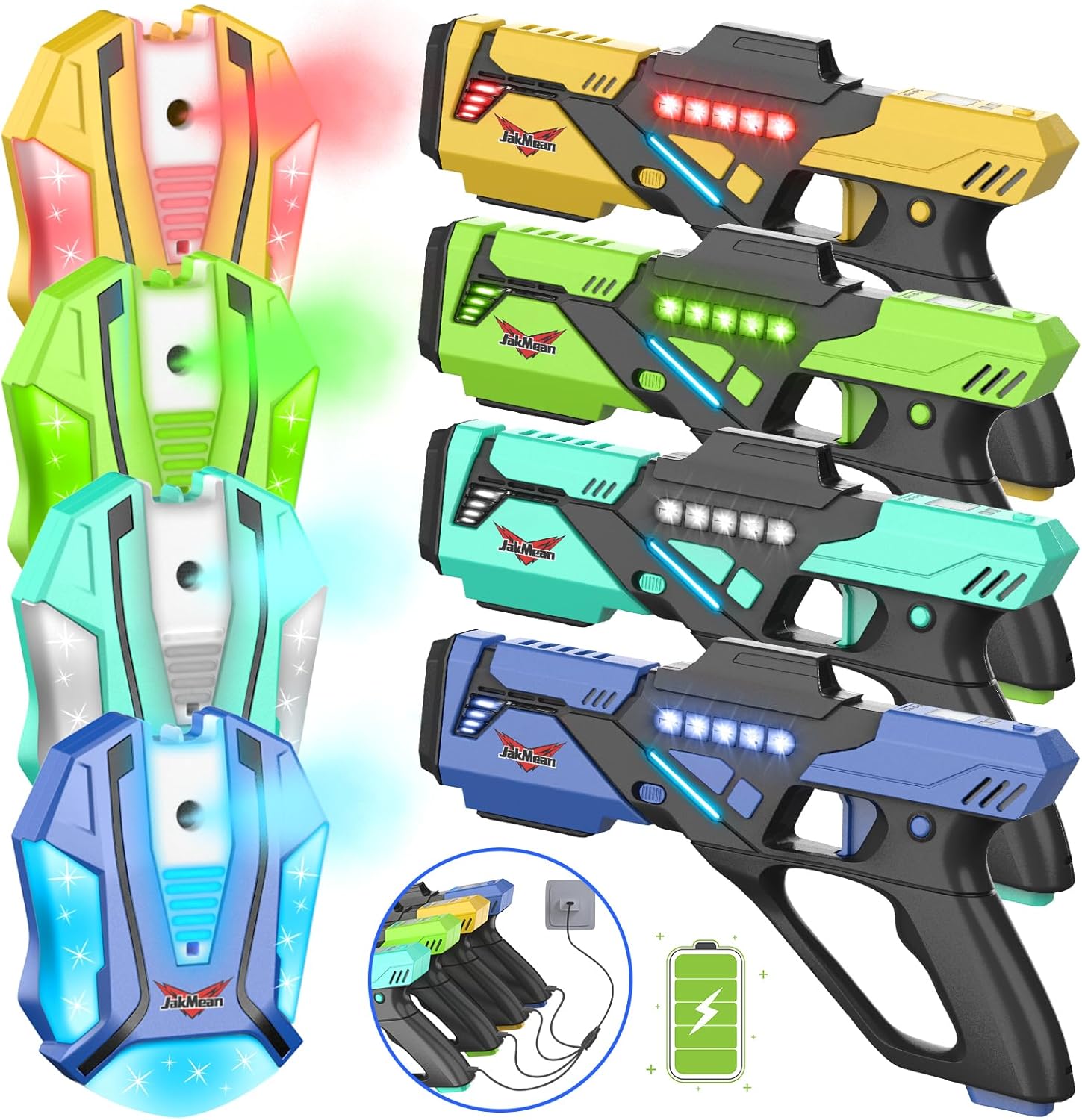 Rechargeable Laser Tag Set with Vests for Ultimate Fun