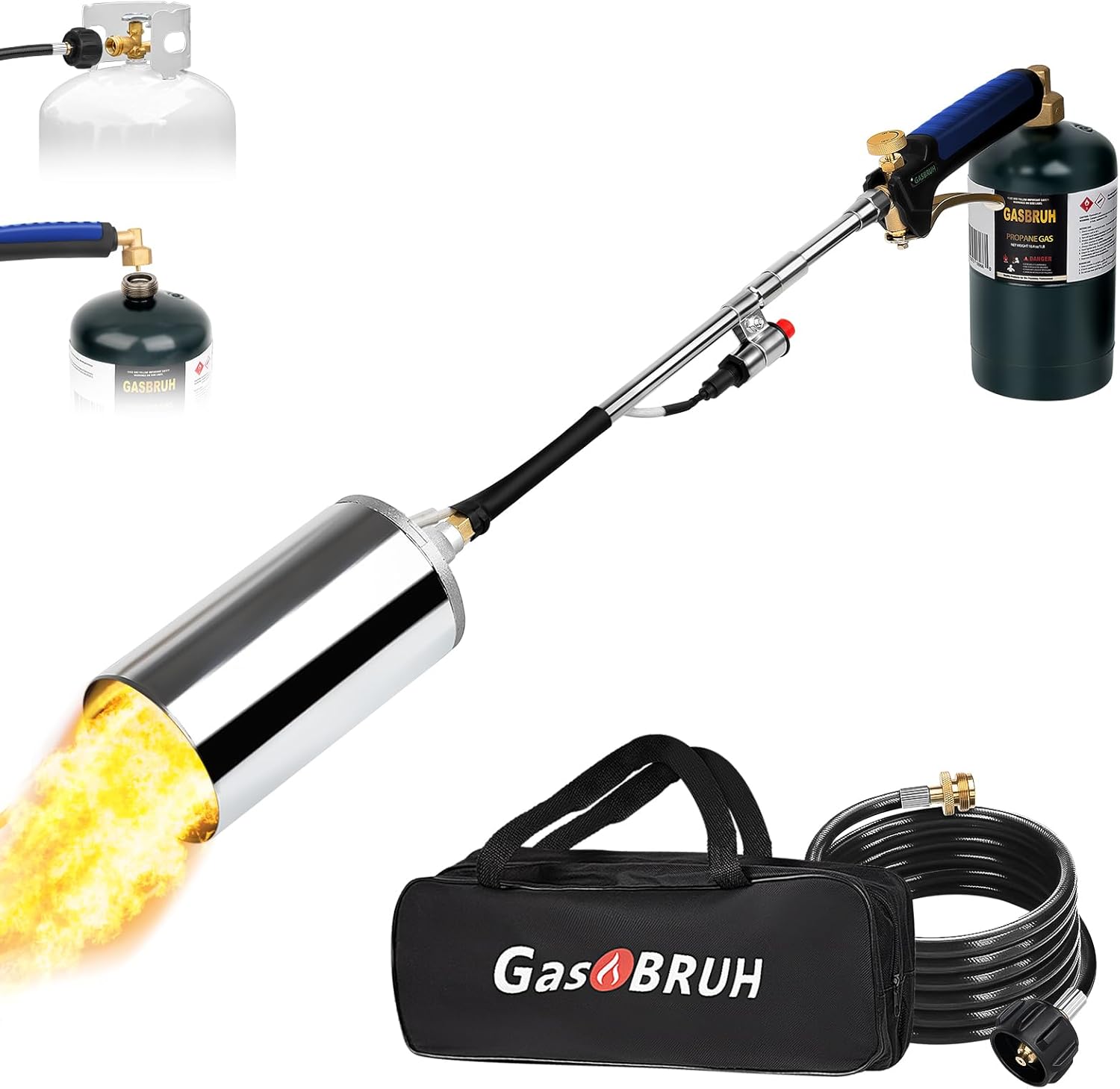 Heavy Duty Weed Torch Propane Burner for Efficient Weeding