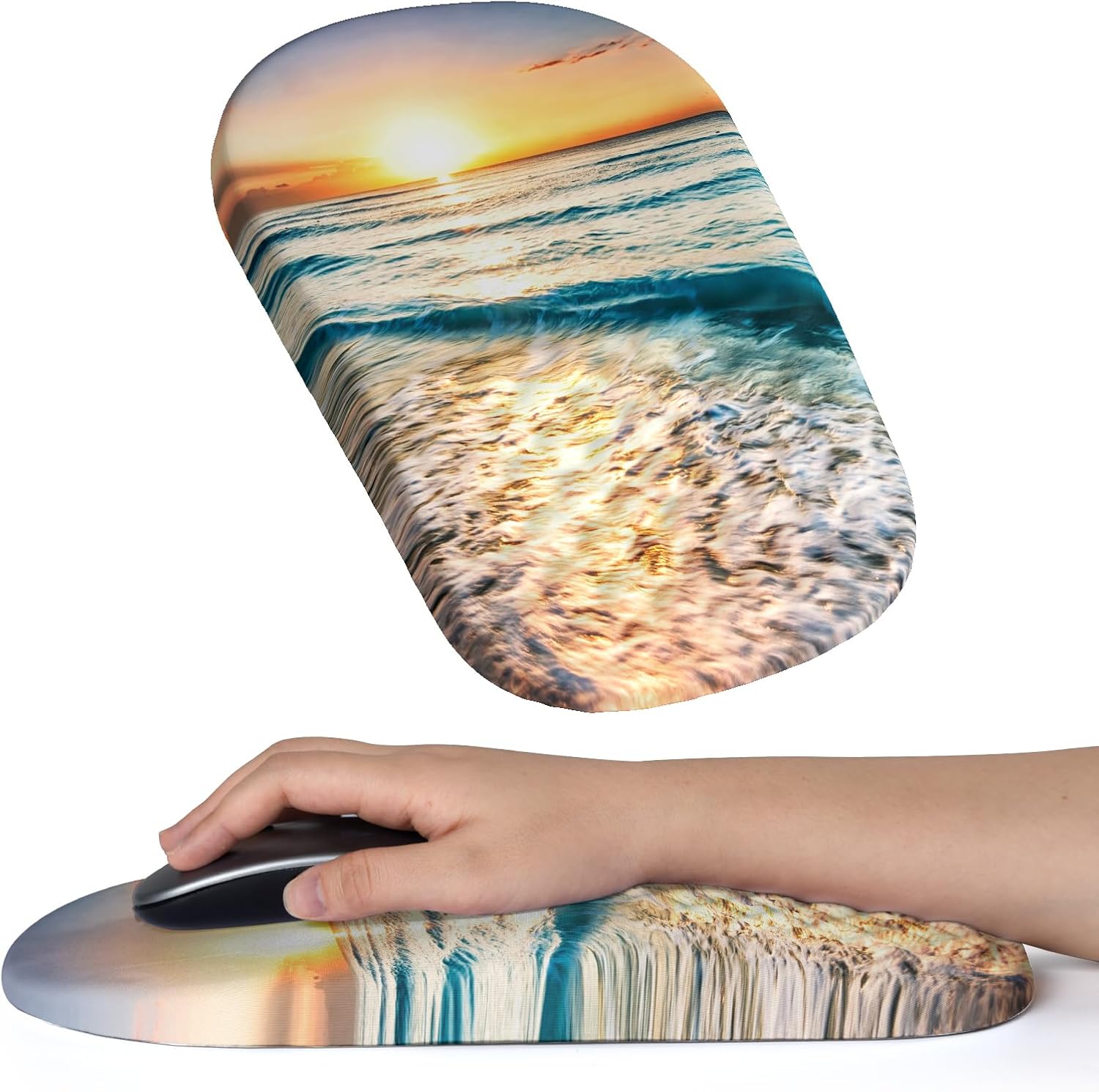 Sunrise Beach Ergonomic Mouse Pad: Pain Relief & Support