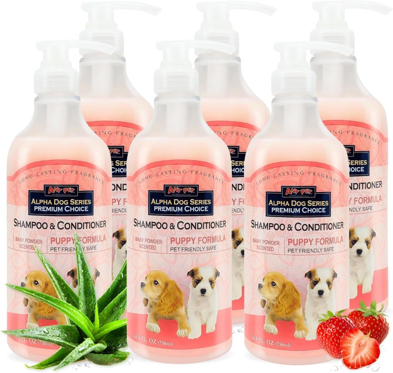 Natural Puppy Shampoo and Conditioner for Sensitive Skin 26.4 Oz
