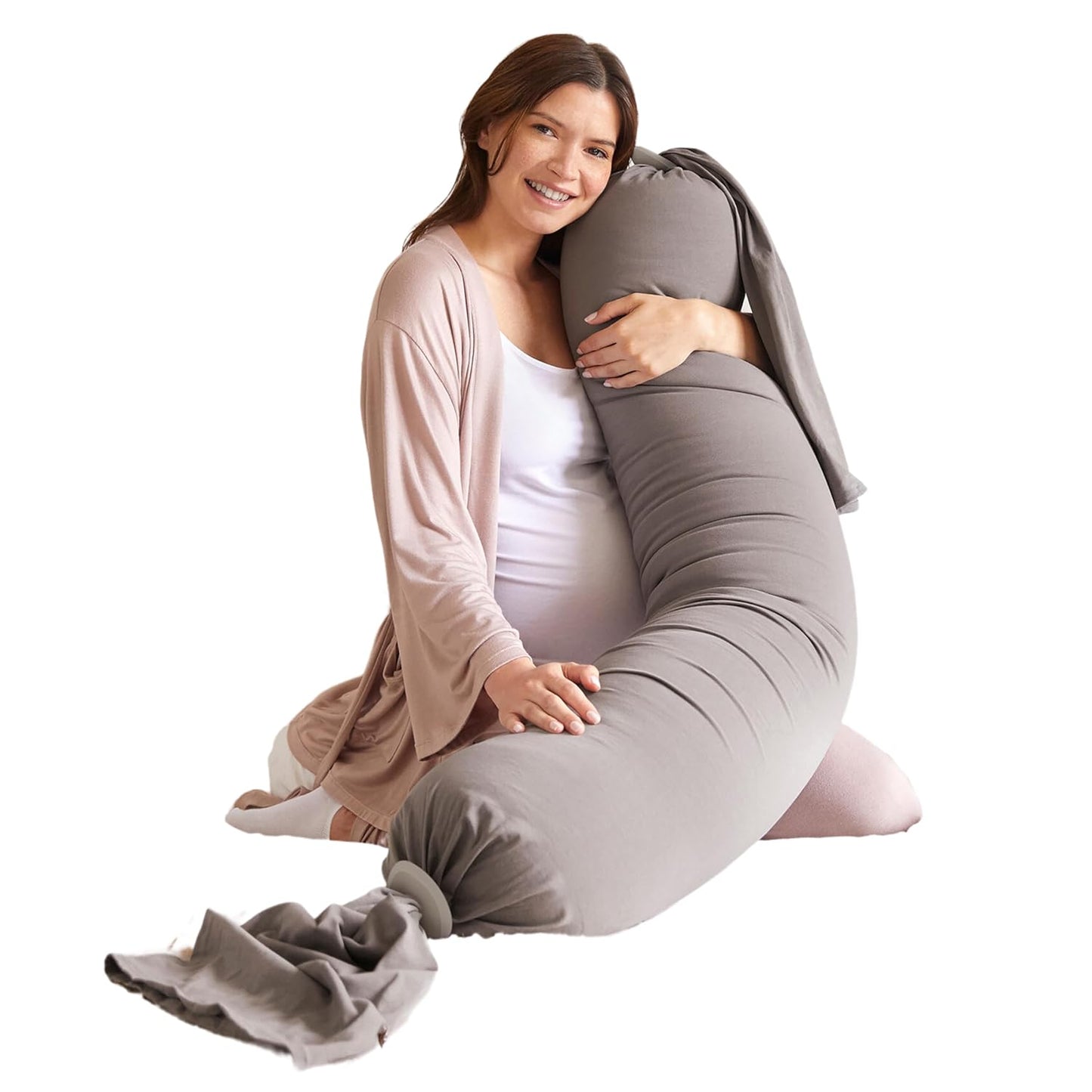 bbhugme Adjustable Pregnancy Pillow for Full Body Support