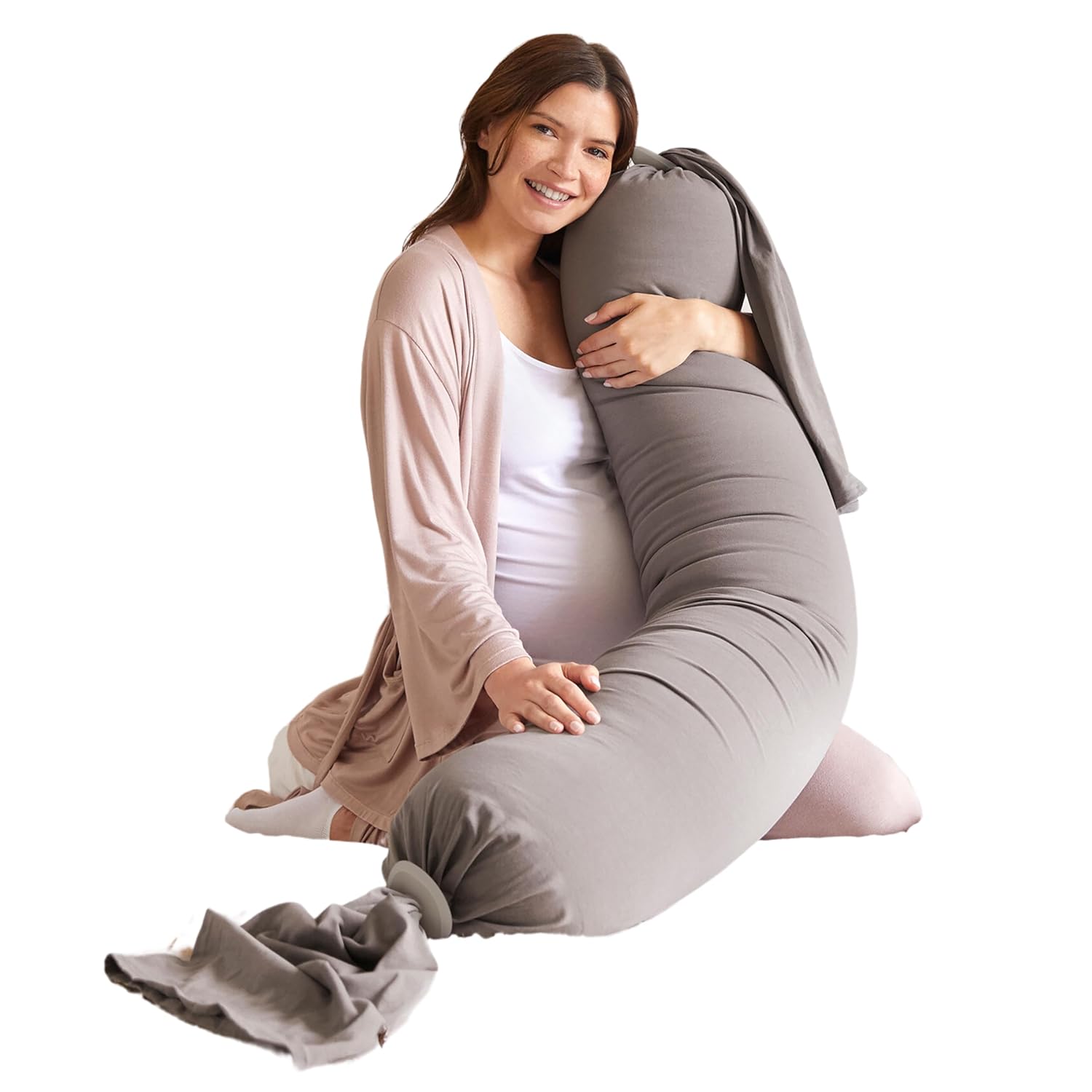 bbhugme Adjustable Pregnancy Pillow for Full Body Support