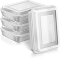 Herogo Baking Pan with Lid 9 x 12 in Stainless Steel - Set of 4