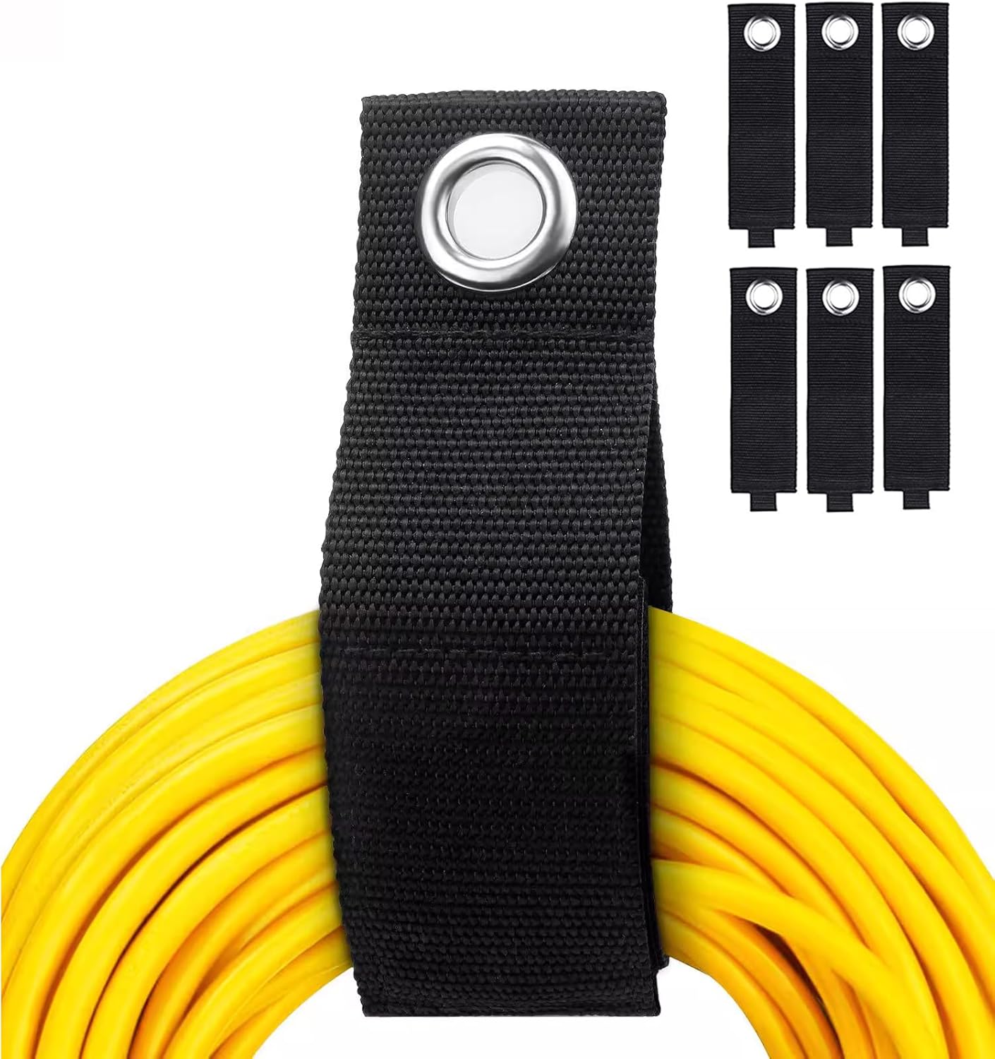 Secure Space Saver: 17 Heavy Duty Hanger Straps (6-Pack)