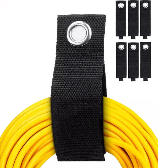 Secure Space Saver: 17 Heavy Duty Hanger Straps (6-Pack)