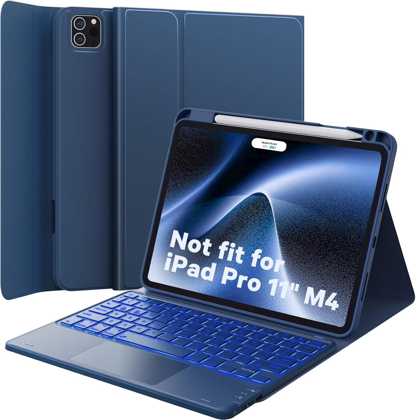 GreenLaw Keyboard Case for iPad Air 11-inch with Touchpad