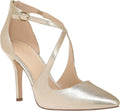 Womens Pumps High Heels Pointed Toe Crossed Strap D'Orsay - 3.27in