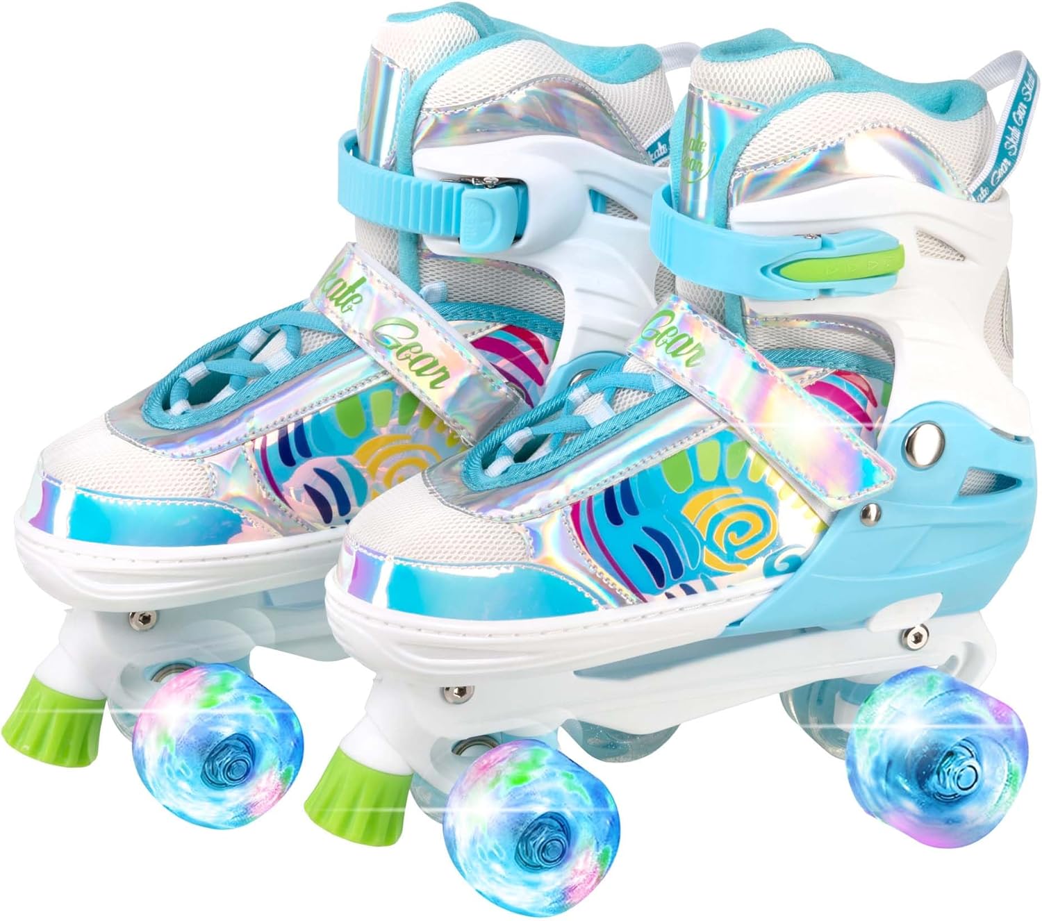 Skate Gear Retro Quad Design Roller Skates for Kids and Adults