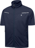 Men's Lightweight Softshell Short Sleeve Vest for Golf - Windproof