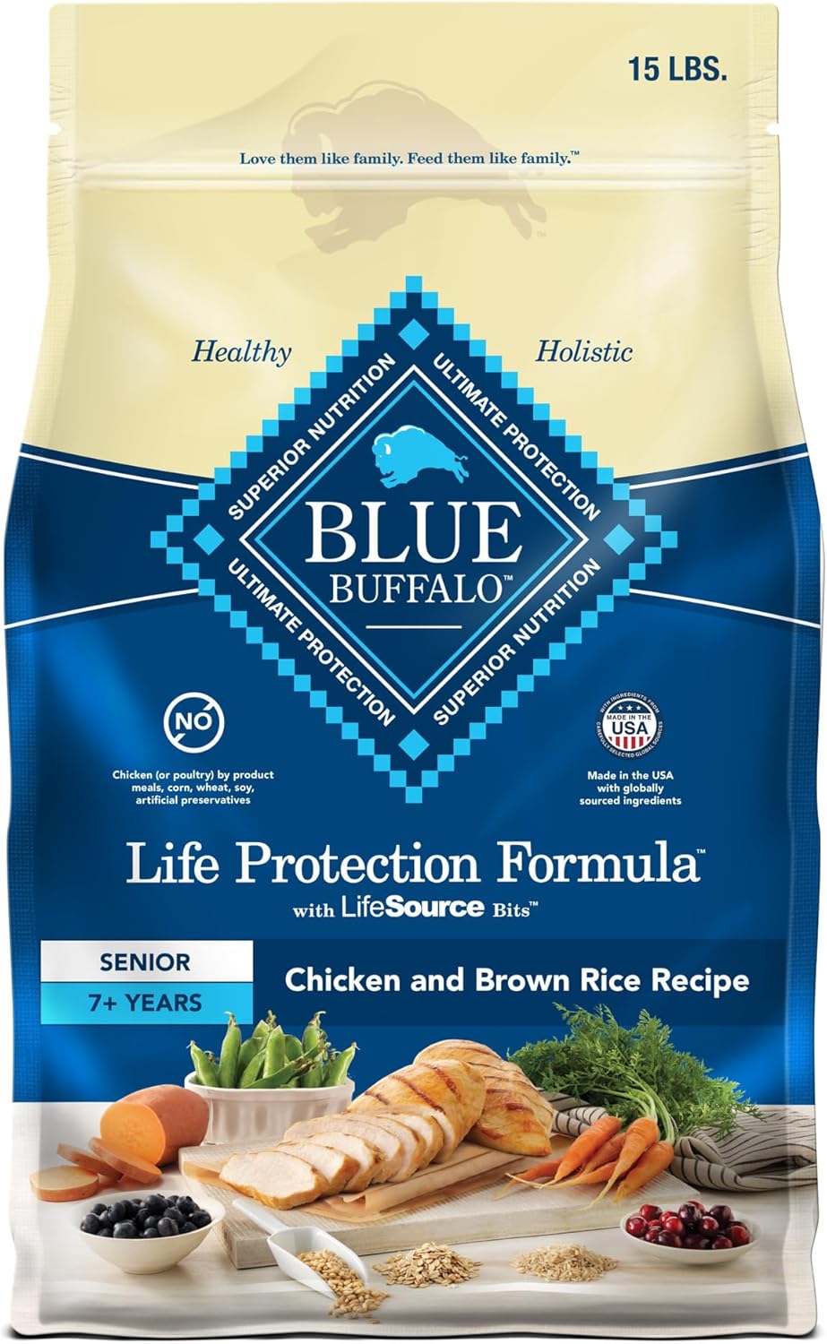 Blue Buffalo Life Protection Formula Senior Dry Dog Food Review