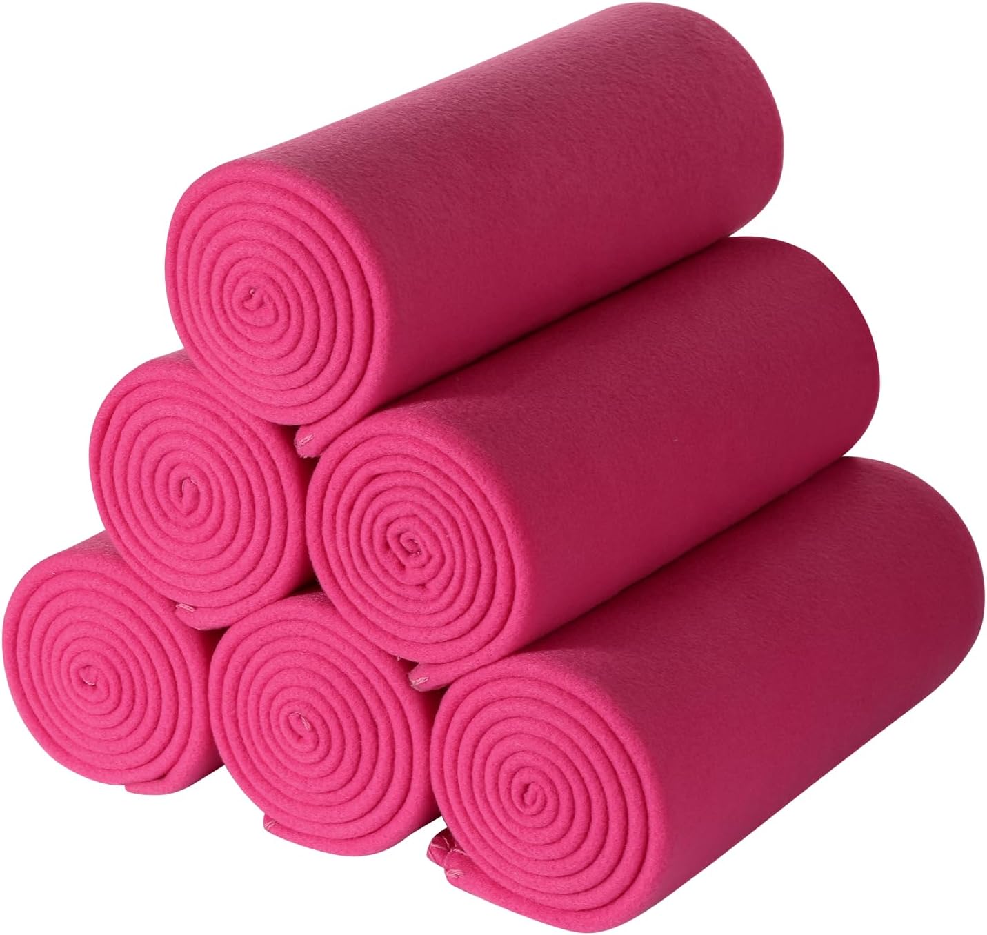 Cozy 6 Pack Fleece Throw Blankets for Couch and Bed Use