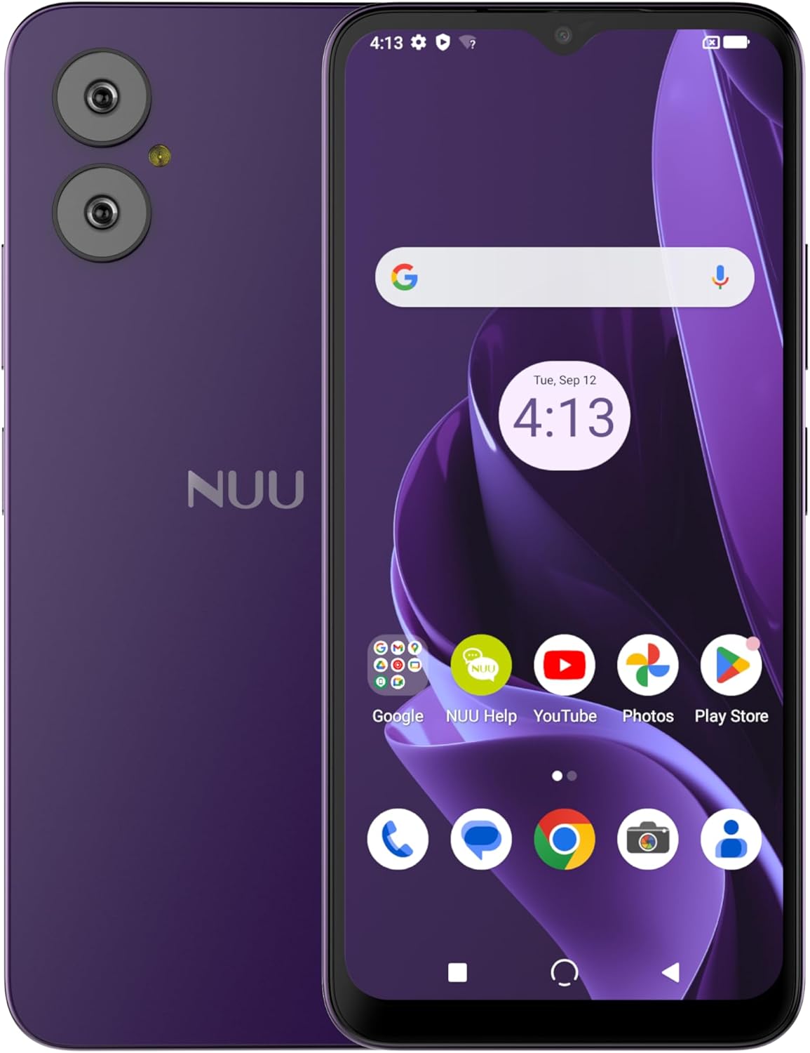 NUU A15 Cell Phone with 4GB RAM and 128GB Storage for Teens